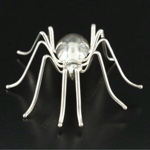 Sterling Silver Spider Brooch